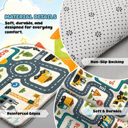 Custom Road Map Area Rug