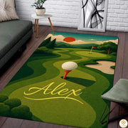 Custom Golf Area Rug