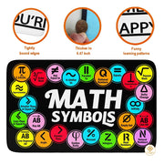 Custom Mathematics Education Rug for Classroom and Playroom