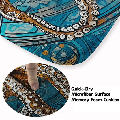 Custom Octopus Welcome Mat for Front Door and Entryway