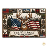 Personalized Welcome Doormat with Family Name and Address