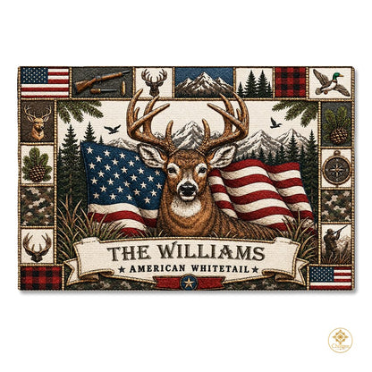 Personalized Welcome Doormat with Family Name and Address