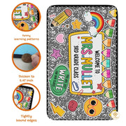 Custom Composition Notebook Classroom Rug for Kids