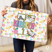Custom Teacher Doormat with Personalized Name and Classroom Theme