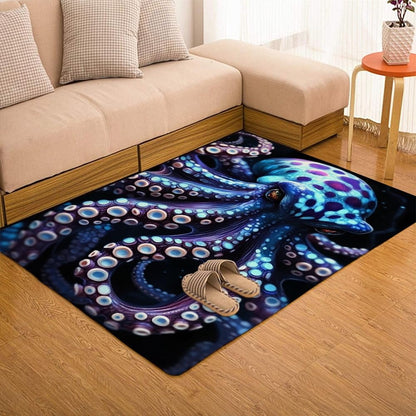 Custom Octopus Welcome Mat for Front Door and Entryway