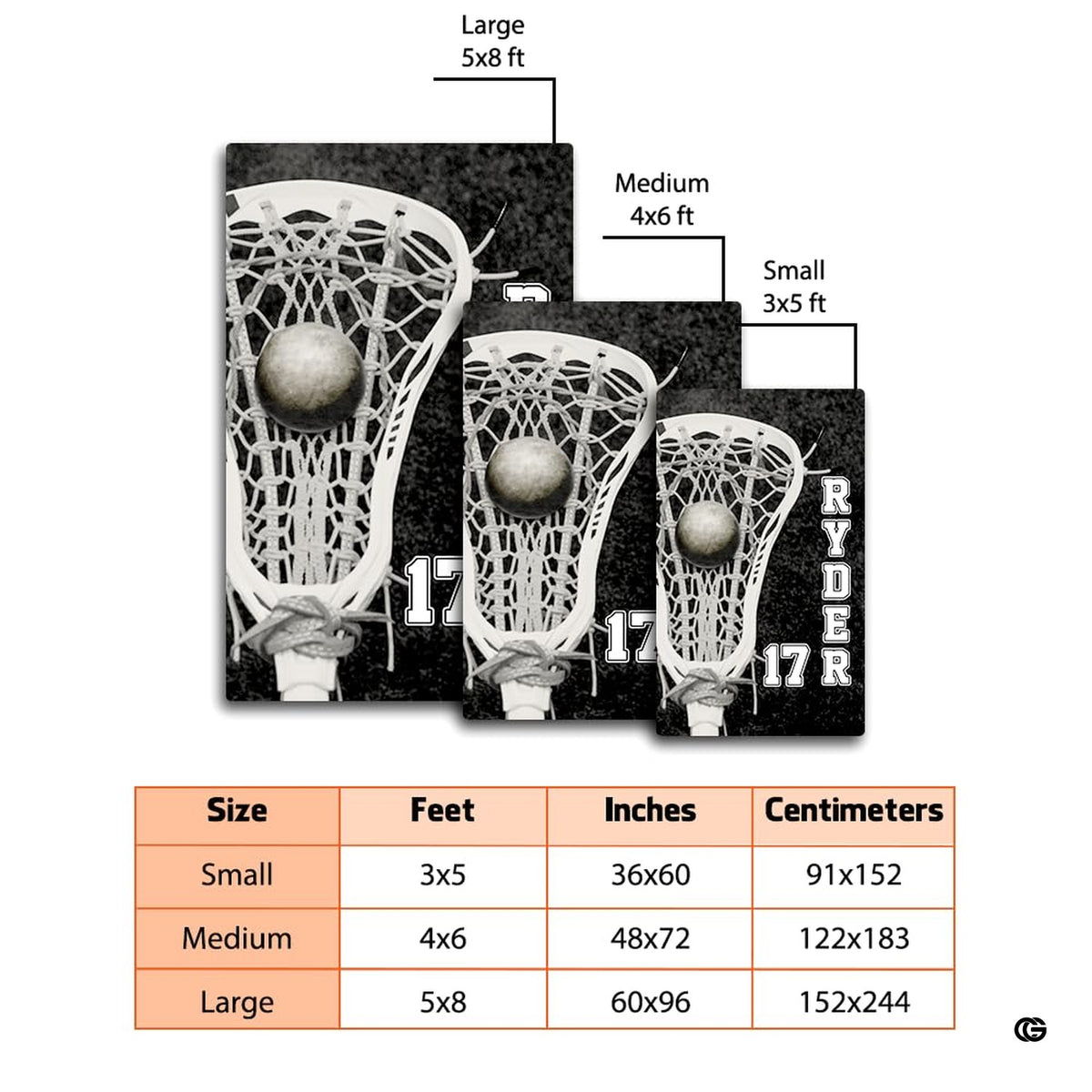 Center-room floor presentation of modern monochrome lacrosse accent rug. - image 7 of 9