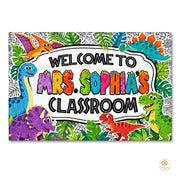 Personalized Classroom Doormat with Custom Teacher Name