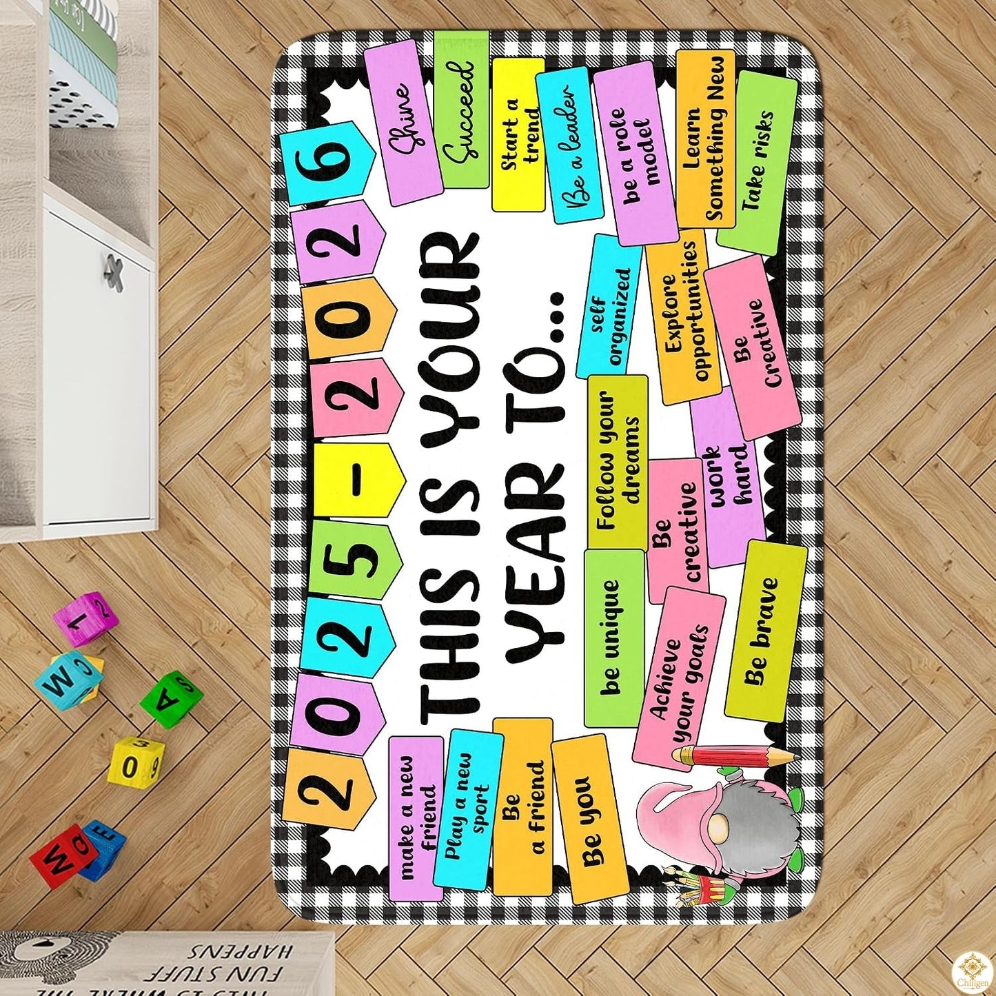 Mental Health Classroom Area Rug
