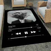 Personalized Welcome Doormat with Family Name and Address - Custom Album Cover Rug