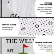 Custom Golf Area Rug