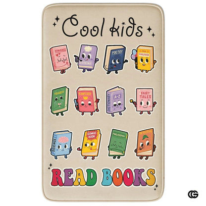 Custom Kids Read Book Rug for Classroom and Library