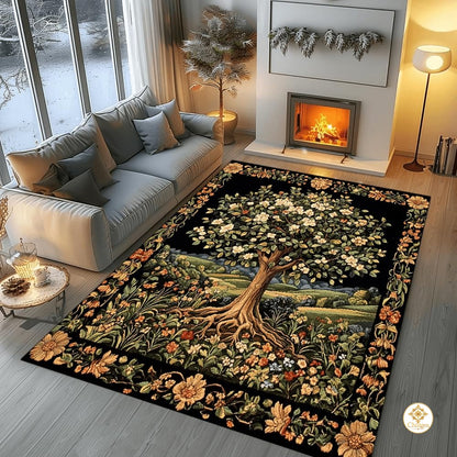Custom Tree of Life Doormat with Celtic Monogram