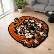 Personalized Halloween 3D Optical Illusion Shaped Rug (A04)