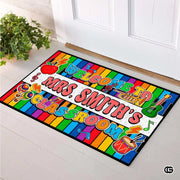 Personalized Welcome Doormat with Teacher Name and Address - Class-03