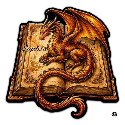 Custom Dragon Shaped Area Rug, Personalized Library Western Dragon Shaped Floor Mat Book Rug, Non-Slip Reading Room Carpet for Living Room, Bedroom, Dorm, Kids Room, Fans Lover (D4)