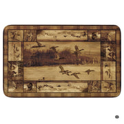 Mallard duck waterfowl area rug styled in modern patio seating setup - thumbnail image 5 of 6