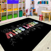 Dimension chart displaying size options for teacher classroom area rug. - thumbnail image 2 of 9