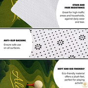Custom Golf Area Rug