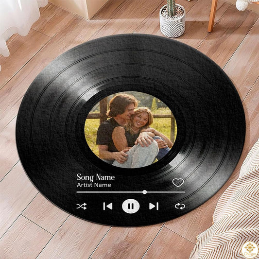 Custom Music Round Rug