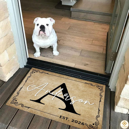 Custom Monogram Doormat – Style 355