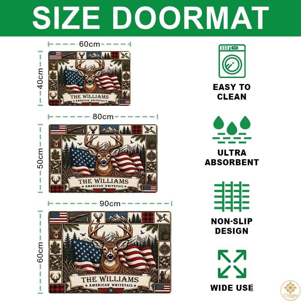 Personalized Hunting Doormat