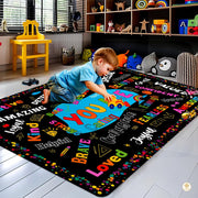 Personalized Family Welcome Mat with Monogram and Address