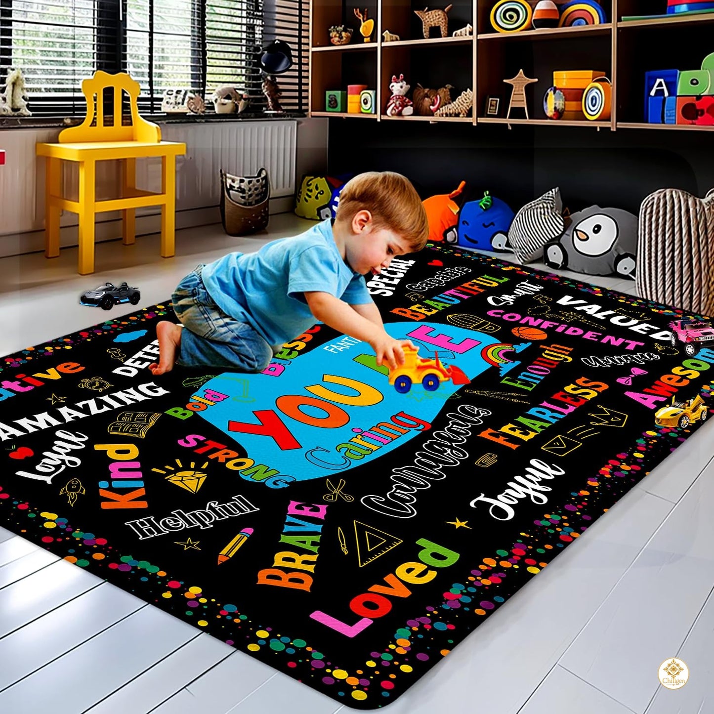 Personalized Welcome Doormat with Family Name and Address