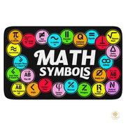 Custom Mathematics Education Rug for Classroom and Playroom