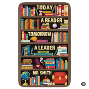 Custom Bookshelf Rug for Classroom and Reading Nook