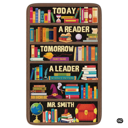 Custom Bookshelf Rug for Classroom and Reading Nook