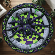 Custom Halloween 3D Effect Optical Illusion Spooky Round Rug (D6)