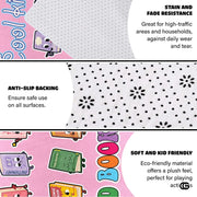Personalized Cool Kids Read Book Rug for Classroom and Library