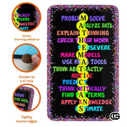 Custom Mathematics Education Rug for Classroom and Playroom