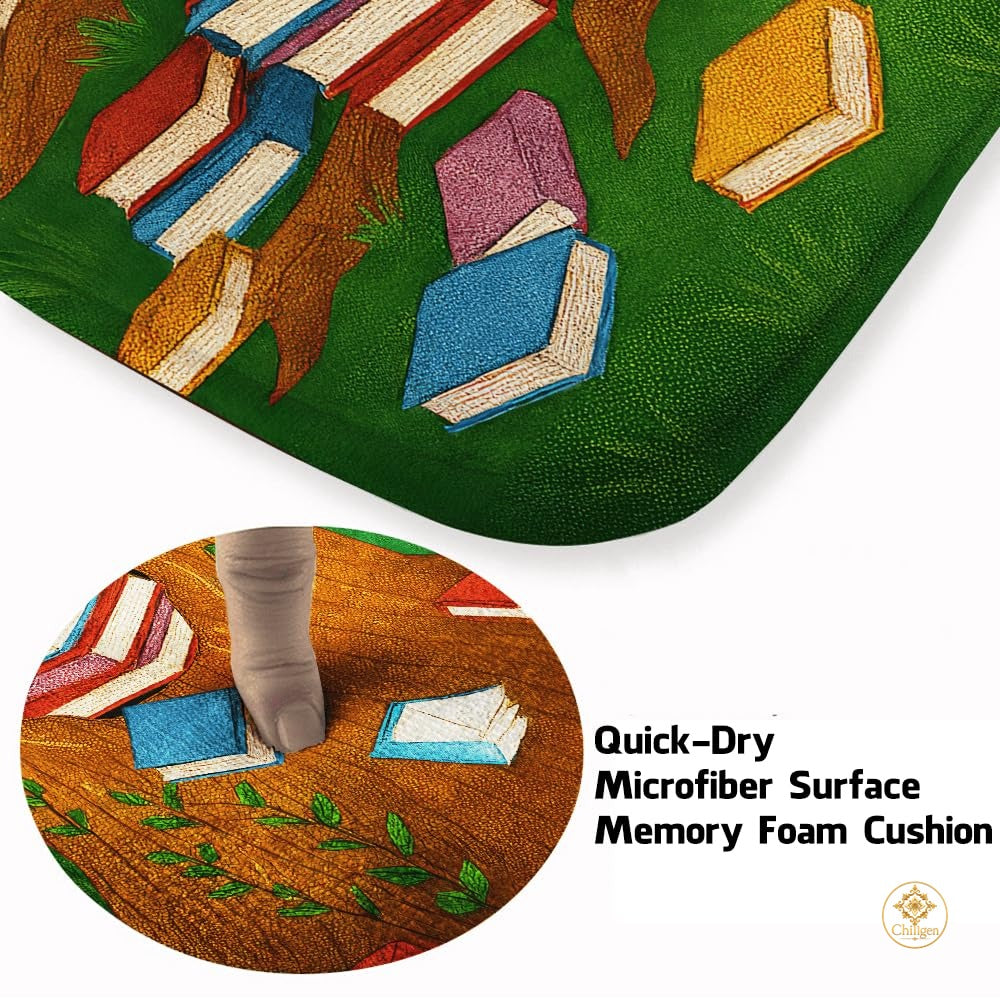 Custom Tree of Knowledge Welcome Mat for Classroom and Library