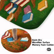 Custom Tree of Knowledge Welcome Mat with Floral Design - Style 2