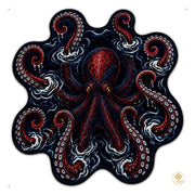 Custom Octopus Welcome Mat with Sea Monster Design