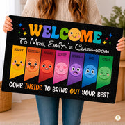 Personalized Classroom Doormat with Custom Teacher Name