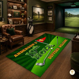Custom Golf Welcome Mat for Front Door and Entryway