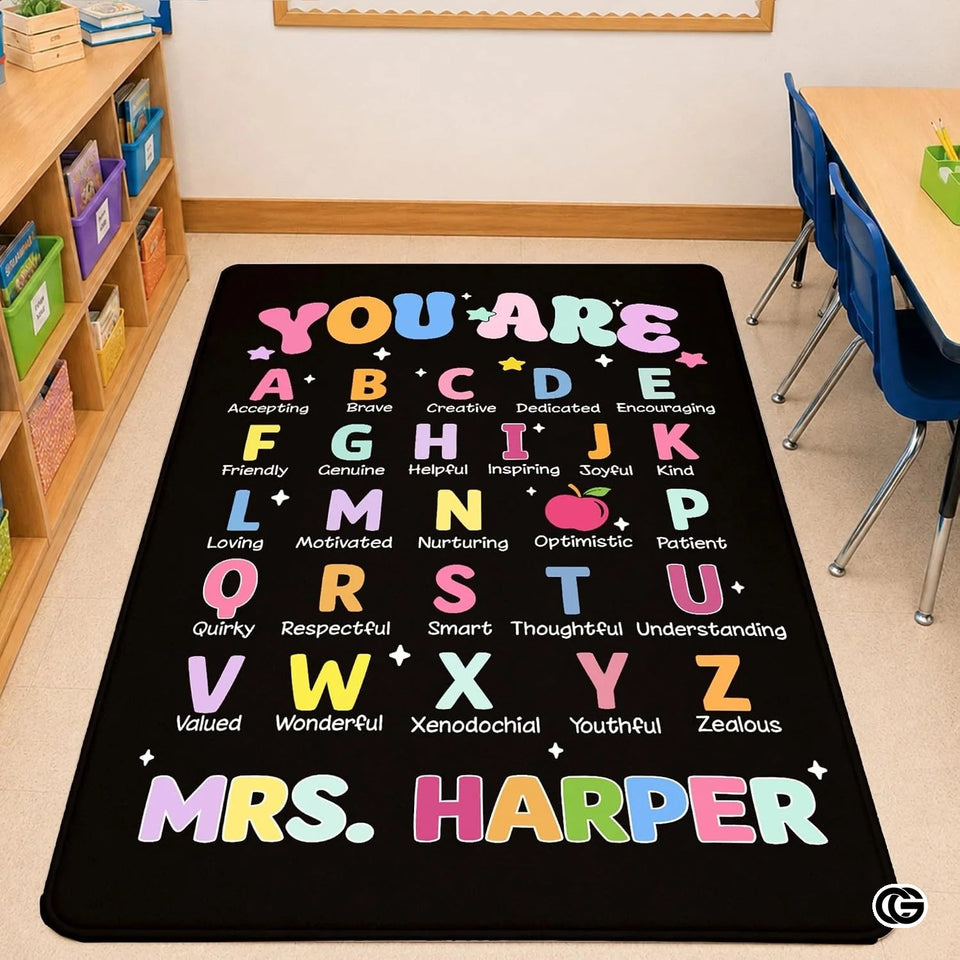 Personalized Welcome Doormat with Family Name and Address