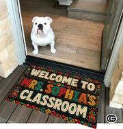 Personalized Welcome Doormat with Family Name and Address