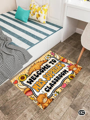 Personalized Classroom Doormat with Custom Teacher Name - Class-07