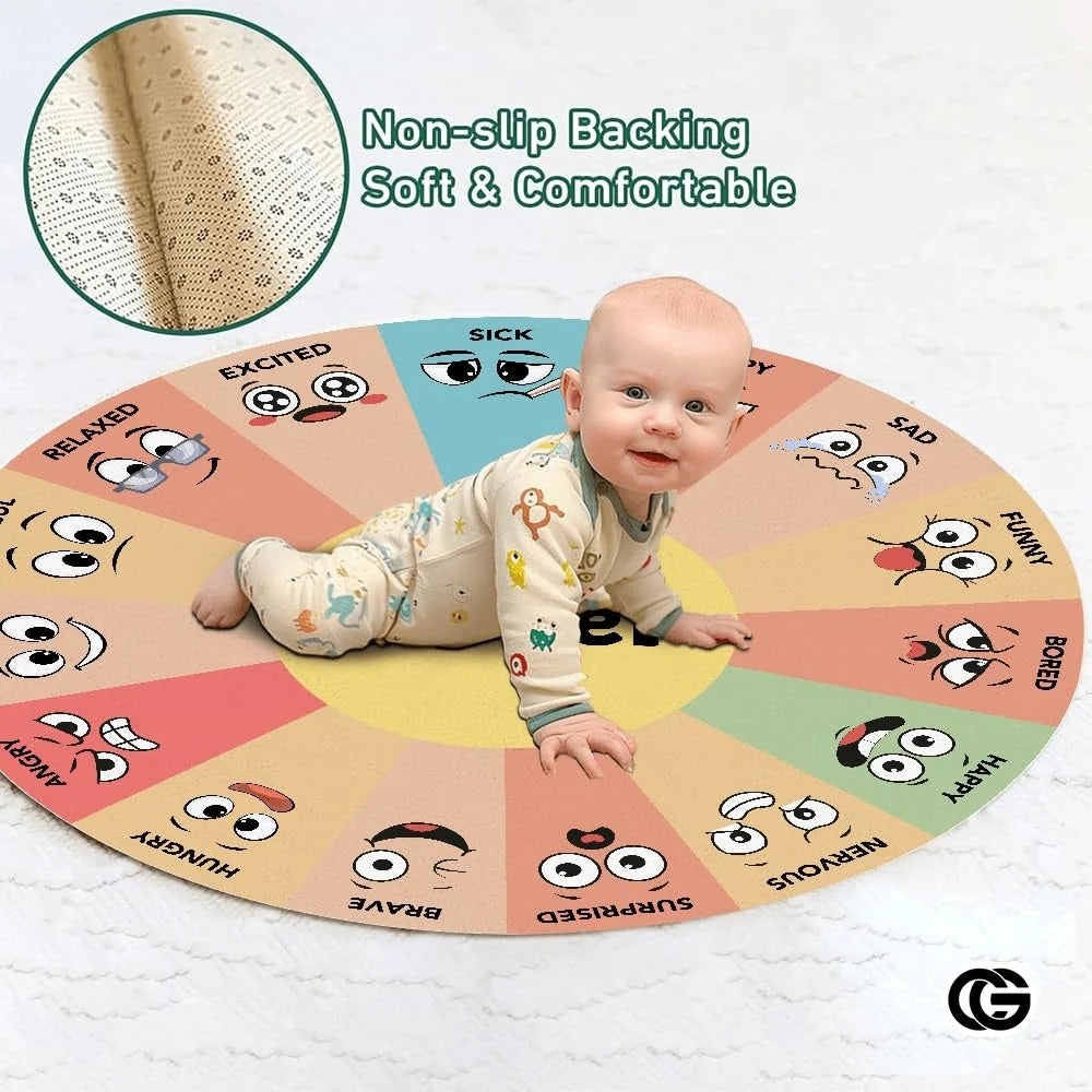 Custom Family Name Doormat with Monogram and House Address