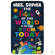 Personalized Composition Notebook Welcome Doormat with Teacher Name