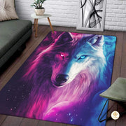 Custom Family Name Welcome Doormat for Front Door and Entryway - Wolf-ds05