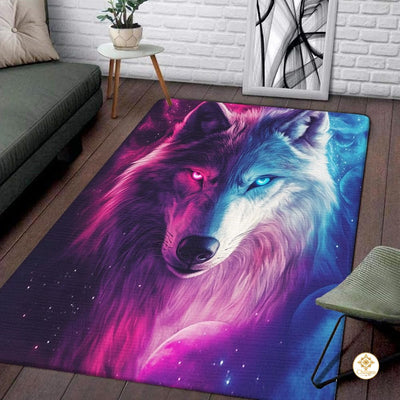 Custom Family Name Welcome Doormat for Front Door and Entryway - Wolf-ds05