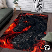 Custom Western Running Horse Door Mat for Entryway and Living Room - Horse-ds07