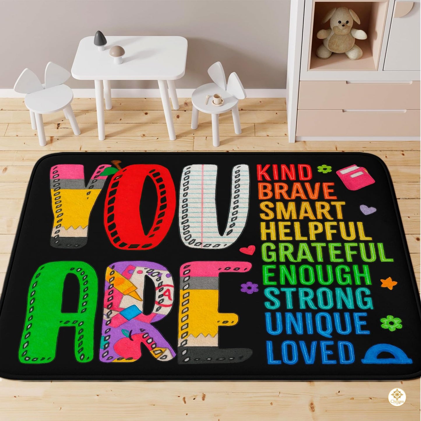Personalized Welcome Doormat with Family Name and Address