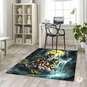 Custom Galaxy Wolves Rug for Bedroom and Living Room - Wolf-ds06