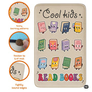 Personalized Cool Kids Read Book Rug for Classroom and Library