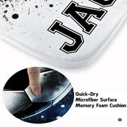 Soft low-pile microfiber surface texture on soccer ball sports rug - thumbnail image 3 of 8